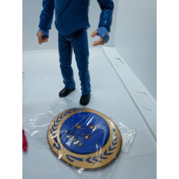 Star Trek Malcorian Riker Vintage 1994 Action Figure & Pog Playmates Loose - Picture 2 of 5